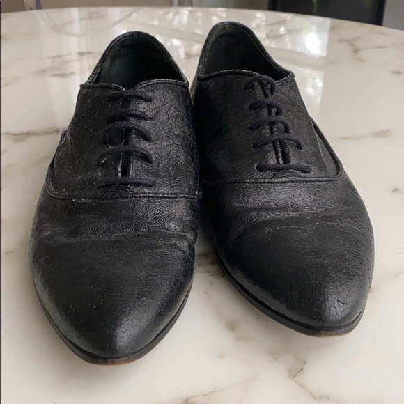 ALL SAINTS black pointy toe shoes - Picture 4 of 7